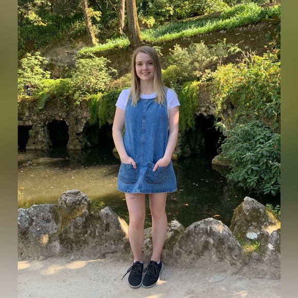 Pull & Bear Jean Mini Dress/Jumper - Picture 3 of 3